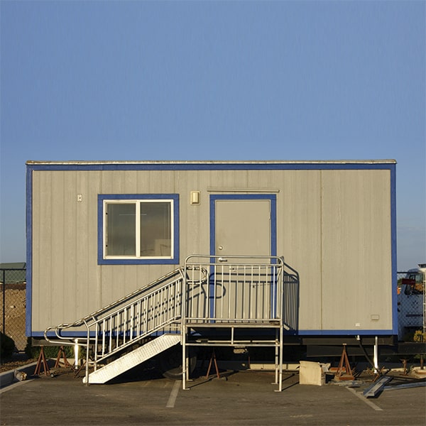 our mobile office trailer rentals come with various security features such as locking systems and surveillance options
